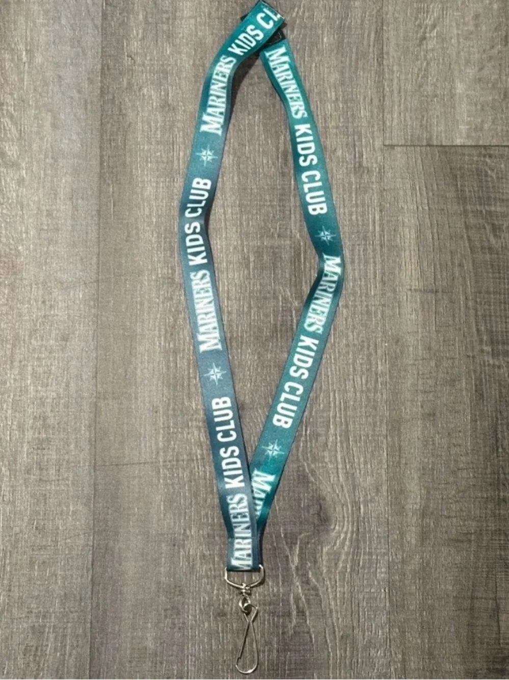 💞 Teal Blue Seattle Mariners MLB Baseball Collectible Kids Club Lanyard